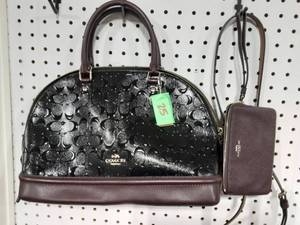 COACH Handbag & Matching Wristlet