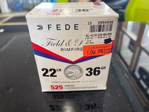 Federal 22 LR 525 Rounds