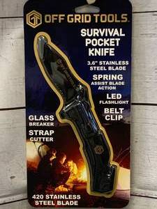 New Off Grid Tool Survival Pocket Knife