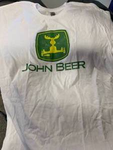 New John Beer T Shirt Size XL