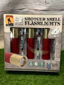 New 3 Pack Shotgun LED Flashlight Set