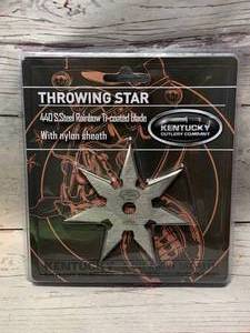 New Kentucky Cutlery Throwing Star & Sheath