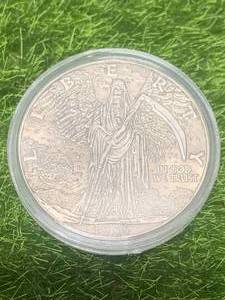 Grim Reaper Peace Dollar Coin