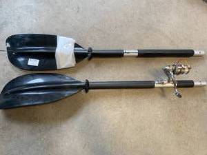 New Kayak Paddle Fishing Reel Combo $149 Retail