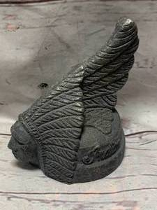 Indian Motorcycle Metal Paperweight 3 14 Inch Tall