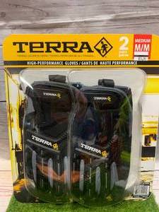 2 Pair High Performance Work Gloves Size M