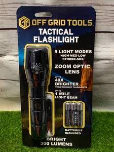 Off Grid Tactical 5 Mode Flashlight