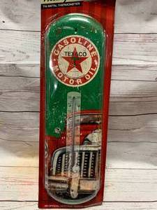 Texaco Gasoline 17 Inch Indoor Outdoor Thermometer