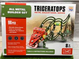 98 Piece Triceratops Erector Toy Set