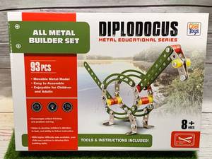 93 Piece Diplodocus Erector Toy Set