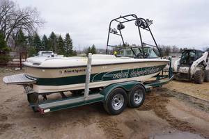 1998 Correct Craft Air Nautique 21 7 Open Bow Ski Wake Board Boat