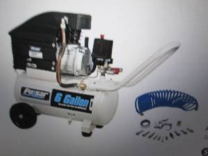 lot 76 image: pulsar 6-gallon horizontal air comp...