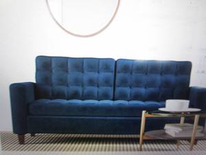 lot 124 image: brookside velvet tufftedsquare arm ...