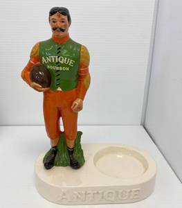 lot 31 image: Vintage 1950s - 60s Antique Bourbon Frankford Distilleries Ceramic Bar Display