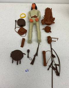 lot 37 image: Vintage Marx (Johnny West Series) Geronimo with Accessories