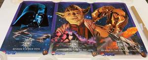 lot 24 image: Vintage 1996 The Star Wars Trilogy Special Edition Pepsi Posters Set Of Three. In original tube (These Were Exclusive Mail Order Items).