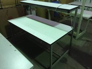lot 113 image: Powered Commercial Work TableStation