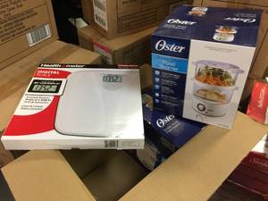 lot 101 image: 2pc Oster Food Steamer & Health-O-Meter Digital Scale
