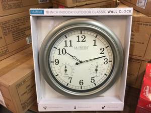 lot 71 image: La Crosse Technology 18 IndoorOutdoor Classic Wall Clock