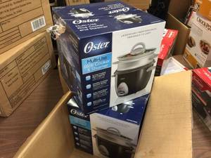 lot 96 image: 2pc Oster Multi-Use Rice CookerSteamer