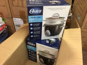 lot 69 image: 2pc Oster Multi-Use Rice CookerSteamer