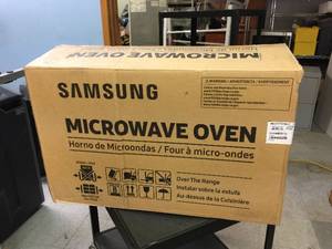 lot 65 image: Samsung Over-The-Range Microwave