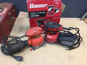 lot 140 image: Bauer - Black & Decker Electric Palm Sanders