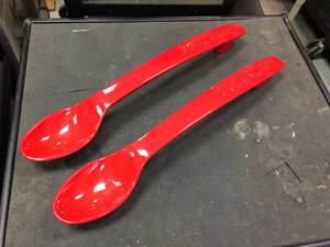 lot 157 image: Pair Dairy Queen Spoon Door Pulls