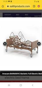 lot 1 image: Like New Invacare Heavy Duty Electric Bed