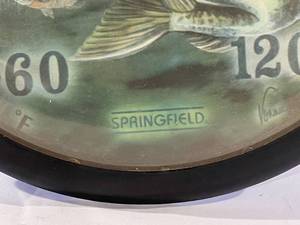 lot 50 image: Springfield Fish Themed Outdoor Thermometer