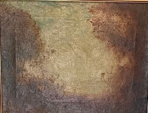 lot 5 image: Vintage Framed Abstract Art by DeHaven