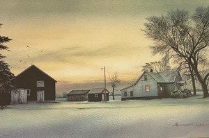 lot 15 image: Beautiful Framed Scenic Art