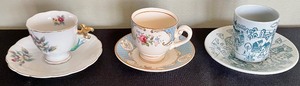 lot 126 image: 6 Teacups with Matching Saucers