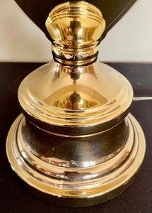 lot 137 image: Golden Base Lamp