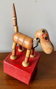 lot 159 image: Wooden and Plastic Vintage Toys