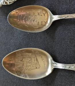 lot 173 image: Beautiful Sterling Silver Spoons