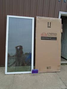 Qty of 2 slider patio doors. Appear new. As shown.
