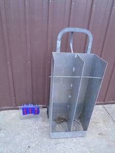 Aluminum torch tank cart. As shown.