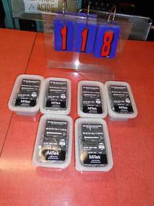 Qty of 6 mitek 8D joist hanger nails. New in box. As shown.