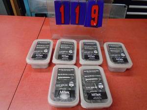 Qty of 6 Mitek 10D joist hanger nails. Ne win box. As shown.