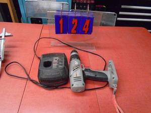 Craftsman 19.2 volt drill with charger. No battery. Tested & works. As shown.