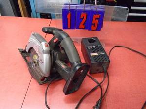 Craftsman 19.2 volt 6 12 circular saw with charger. No battery. Tested & works. As shown.