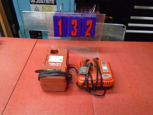 Qty of 2 chargers. 1 Hilti 1 Black & Dekcer. As shown.