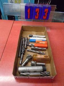 Assortment of machinist tooling. Some new. Some used. As shown.