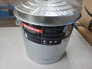 Behrens Metal Ware Bucket and Lid-w...