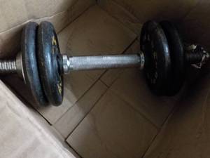Weights- everything pictured...