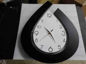 White and Black Wall Clock- tested ...