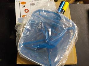 Heavy Duty Skimmer Net with Pole...
