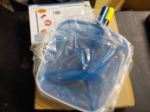 Heavy Duty Skimmer Net with Pole...
