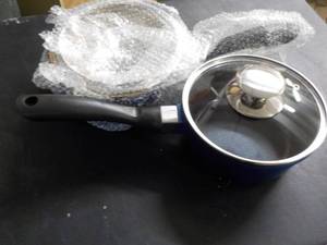 2 - 1.25 qt Ceramic Sauce Pans with...
